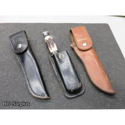 S-636: Forester Hunting Knives – 3 Items