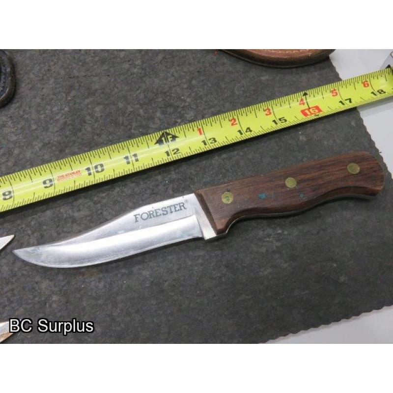 S-636: Forester Hunting Knives – 3 Items