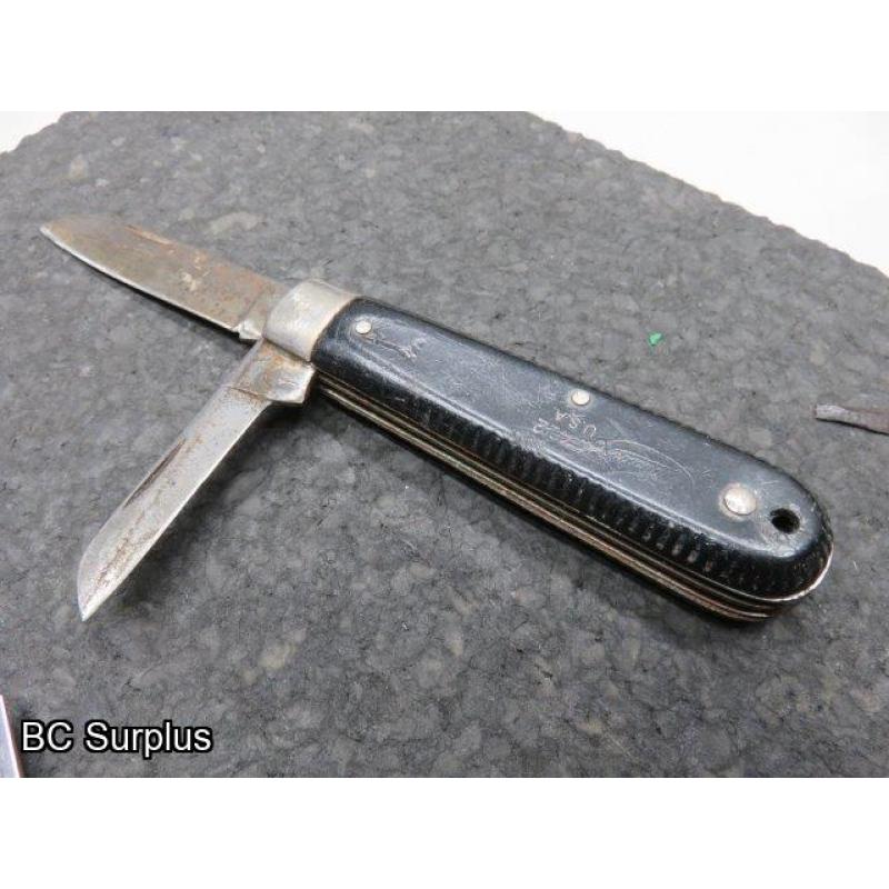 S-637: Multi-Blade Pocket Knives – 5 Items