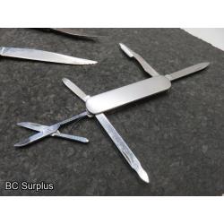 S-637: Multi-Blade Pocket Knives – 5 Items