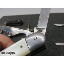 S-637: Multi-Blade Pocket Knives – 5 Items