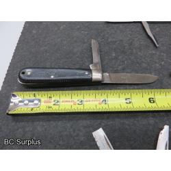 S-637: Multi-Blade Pocket Knives – 5 Items