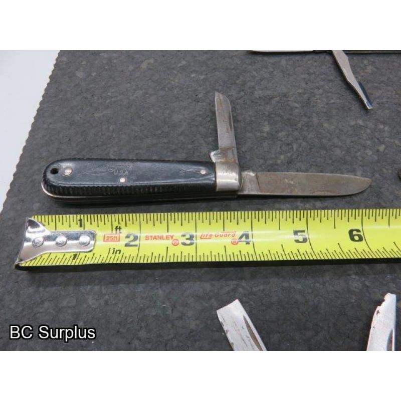 S-637: Multi-Blade Pocket Knives – 5 Items