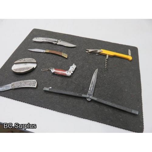 S-638: Single Blade Pocket Knives – 6 Items