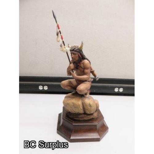 S-640: Aynsley Porcelain Figurine - “The Lone Indian”