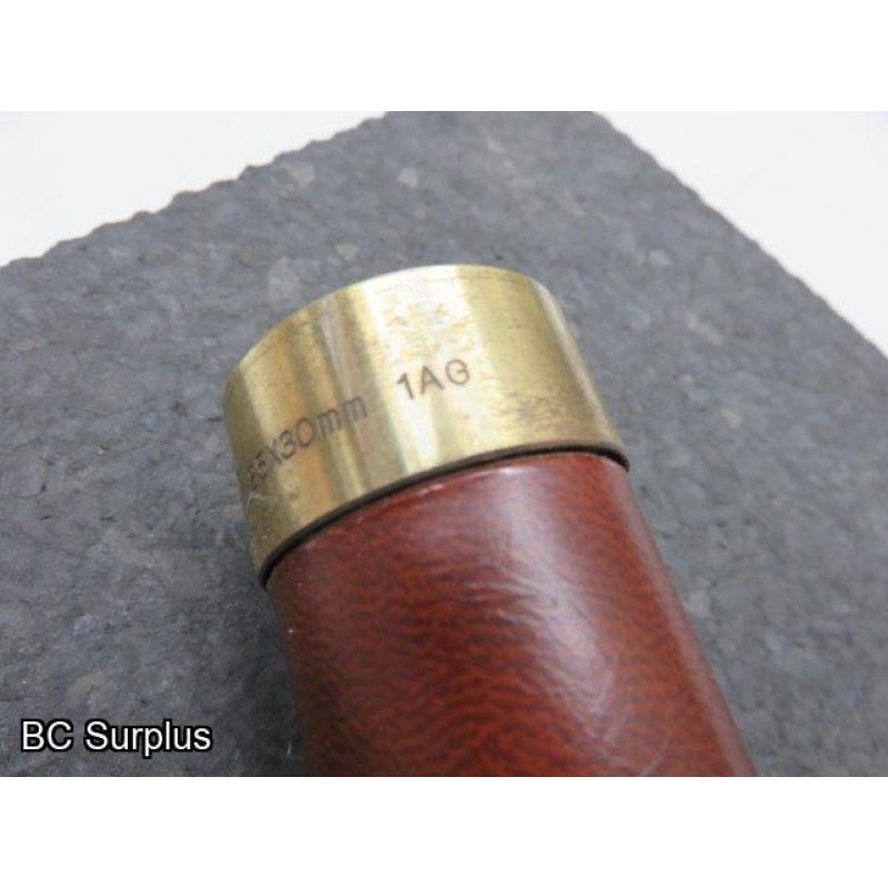 S-645: Tasco 25x30 Brass Monocular