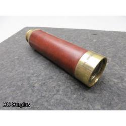 S-645: Tasco 25x30 Brass Monocular