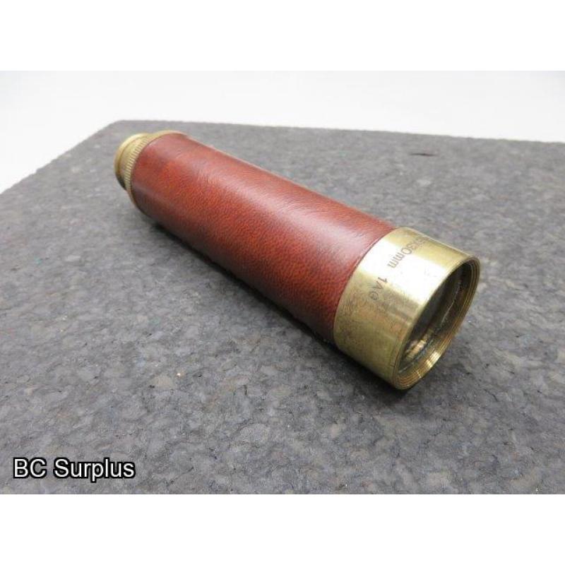 S-645: Tasco 25x30 Brass Monocular