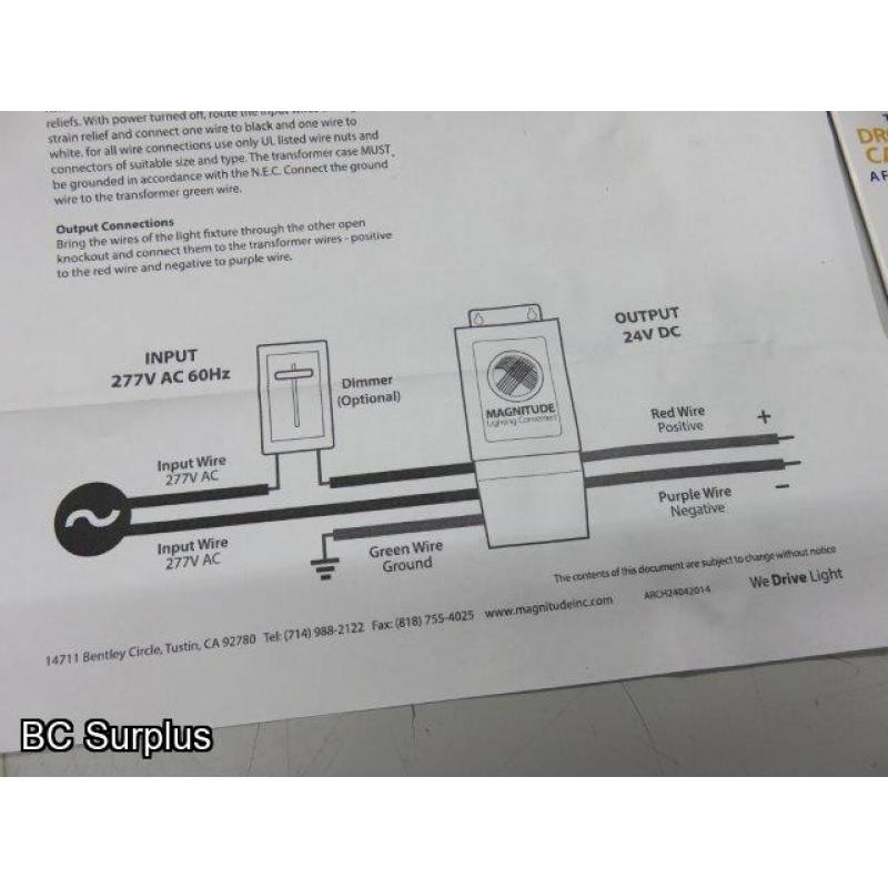 S-597: Magnitude Voltage Transformers – Unused – 6 Items