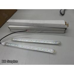 S-590: White LED Light Strips – 12 inches each – 60 Items