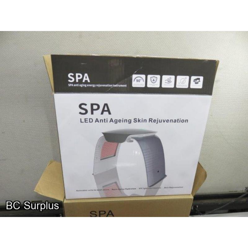 S-599: SPA LED Skin Rejuvenator – Unused – Sealed Box