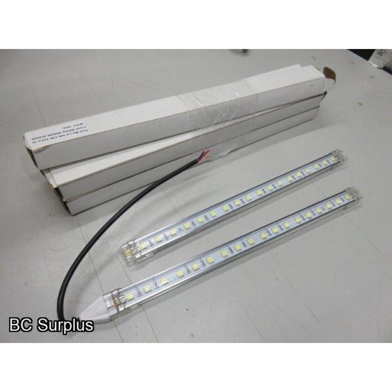 S-590: White LED Light Strips – 12 inches each – 60 Items