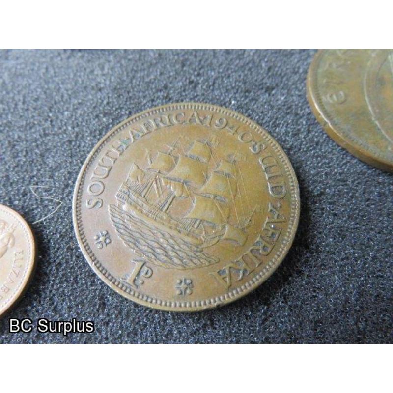 S-659: Foreign Coin Collection – Various – 1 Lot