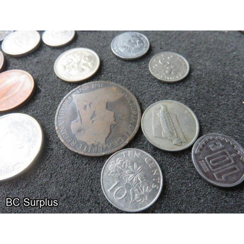 S-659: Foreign Coin Collection – Various – 1 Lot