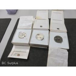 S-670: Vancouver 2010 Olympic Commemorative Coins – 3 Items