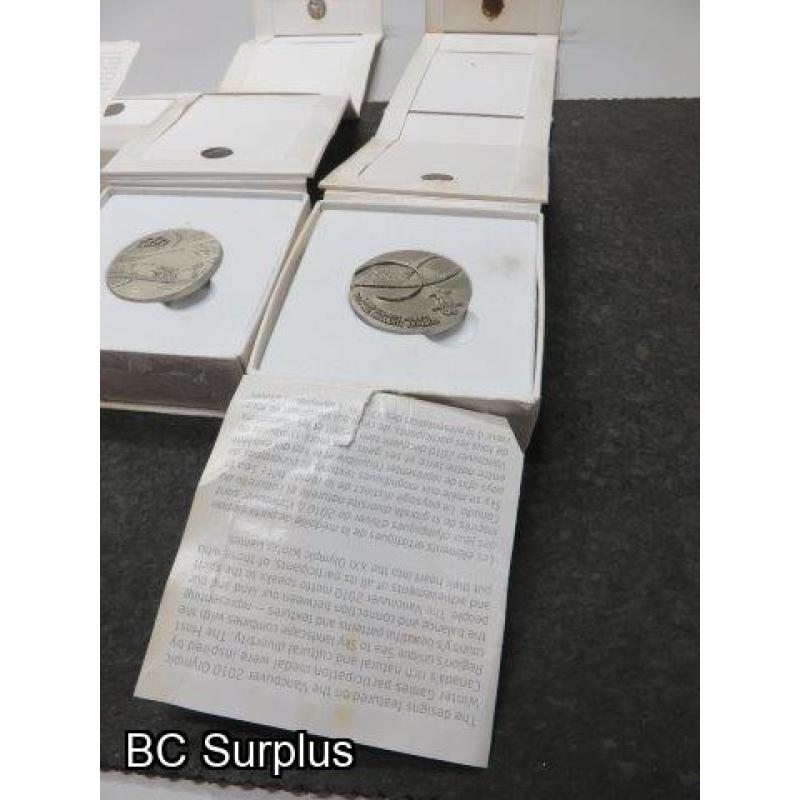 S-670: Vancouver 2010 Olympic Commemorative Coins – 3 Items