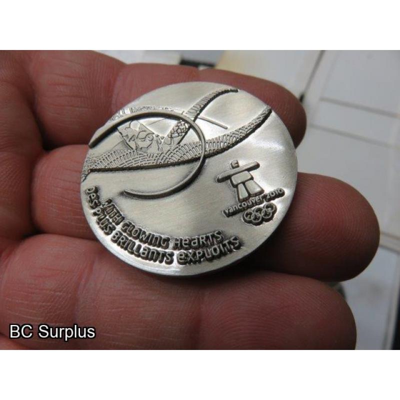 S-670: Vancouver 2010 Olympic Commemorative Coins – 3 Items