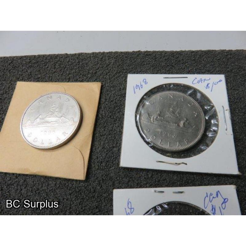 S-654: Canadian Dollar Collection – Some Silver? - 1 Lot