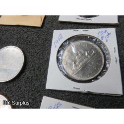 S-654: Canadian Dollar Collection – Some Silver? - 1 Lot