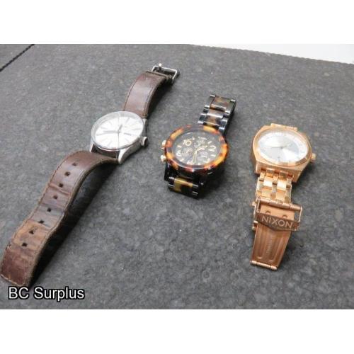 S-683: Nixon Mens Watches – 3 Items