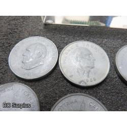 S-654: Canadian Dollar Collection – Some Silver? - 1 Lot