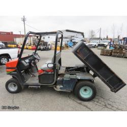 T-1000: 2010 Cushman Truckster Diesel Utility Dump Truck