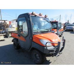 T-1001: 2013 Kubota RTV1100 4x4 Diesel Utility Vehicle