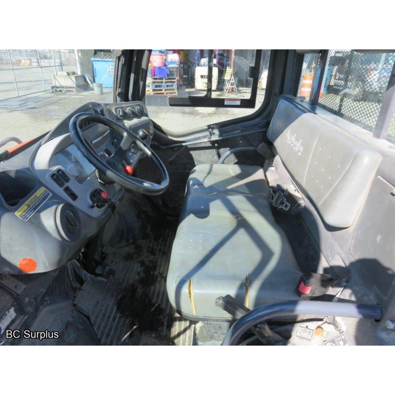 T-1001: 2013 Kubota RTV1100 4x4 Diesel Utility Vehicle