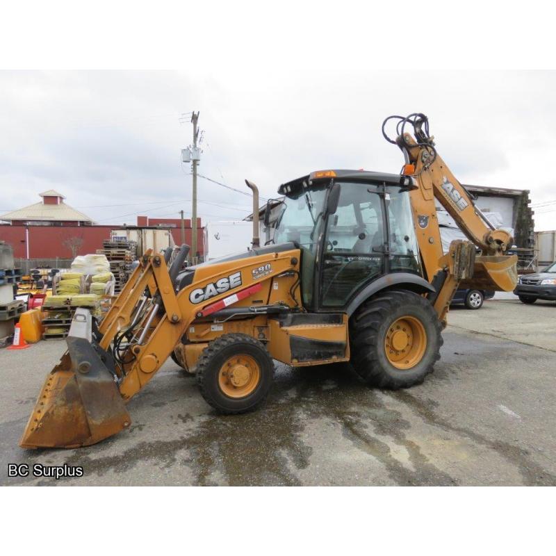 T-1004: 2013 Case 590 Super N 4x4 Backhoe Loader – 7927 Hours