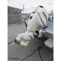 T-1007: Hewes Craft Sea Runner 18 Aluminum Boat; 150hp; S/A Trailer