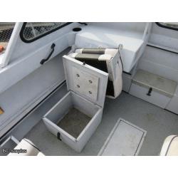 T-1007: Hewes Craft Sea Runner 18 Aluminum Boat; 150hp; S/A Trailer