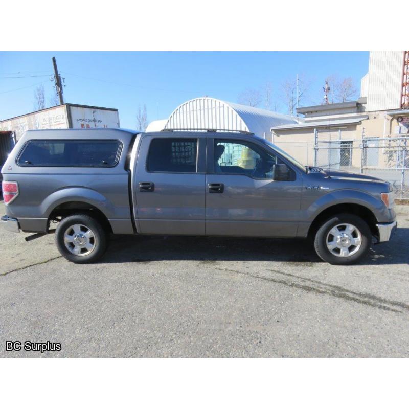 T-1009: 2009 Ford F150 XLT Pickup & Canopy – 209716 kms