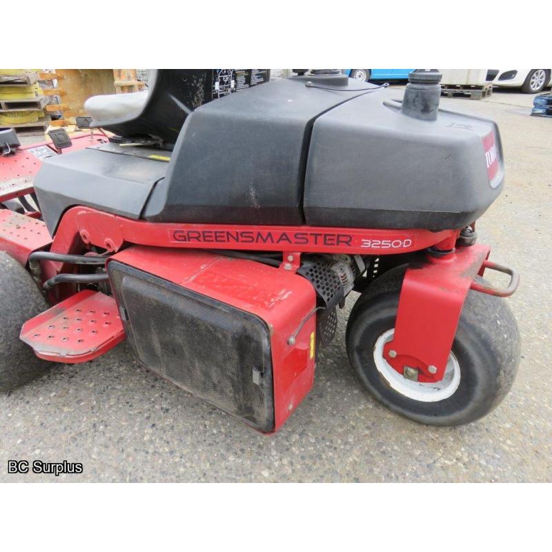 T-1018: 2006 Toro 3250D Diesel 3-Gang Reel Mower – 4896 Hours