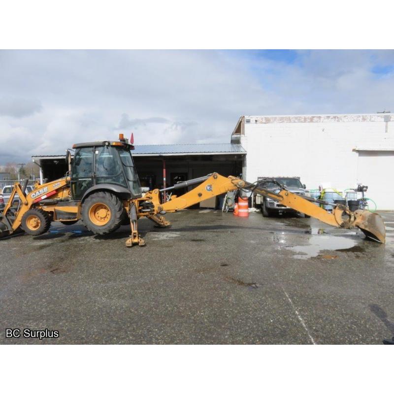 T-1022: 2013 Case 590 Super N 4x4 Backhoe Loader – 6565 Hours