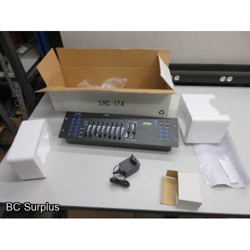 T-350: Lighting Control Panel – Model SRC-174 DMX