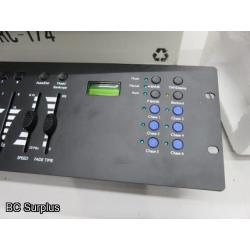 T-350: Lighting Control Panel – Model SRC-174 DMX