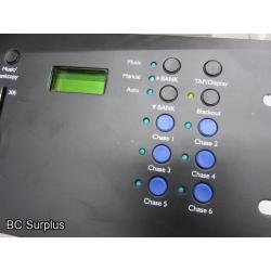 T-350: Lighting Control Panel – Model SRC-174 DMX