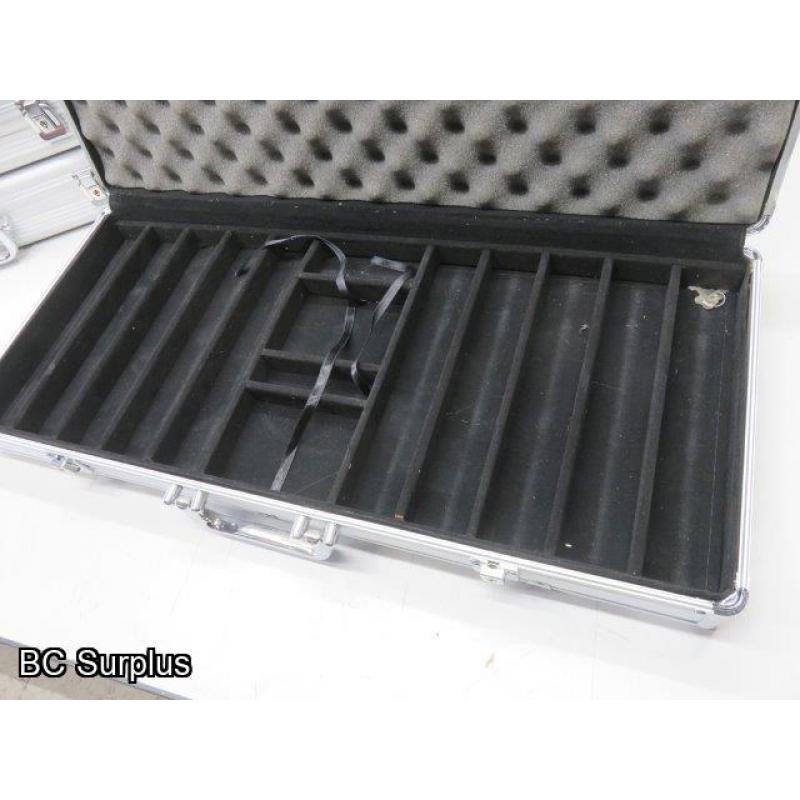 T-169: Aluminum Locking Travel Cases – 3 Items