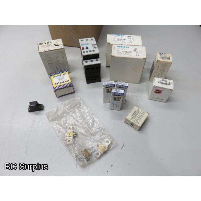 T-312: Siemens Contactors; Relays; Electrical – 1 Lot