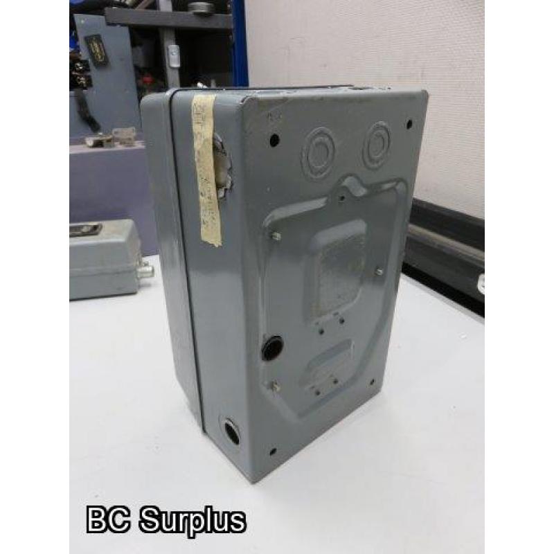 T-315: Square D Breaker Panel & Switch Boxes – 3 Items