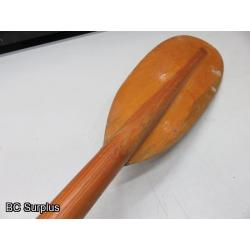 T-325: Sawyer Kayak Paddle – Solid Wood