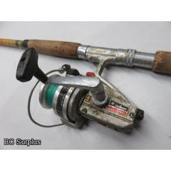 T-329: Daiwa Fishing Reel & 2-Piece Rod