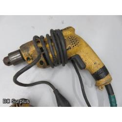 T-334: DeWalt Reversible Drills – 2 Items