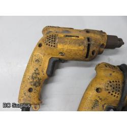 T-334: DeWalt Reversible Drills – 2 Items