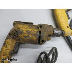 T-336: DeWalt Reversible Drills – 2 Items