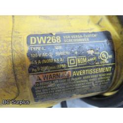 T-338: DeWalt Commercial Screw Guns – 2 Items