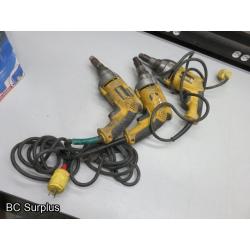 T-342: DeWalt Commercial Screw Guns – 3 Items