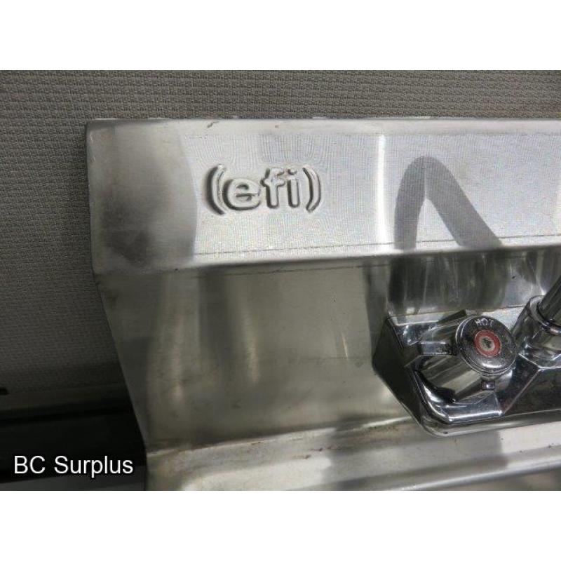 T-353: Stainless Steel Hand Wash Sink with Tap Set