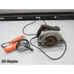 T-378: Circular Saw & Jigsaw – 2 Items