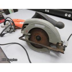 T-378: Circular Saw & Jigsaw – 2 Items